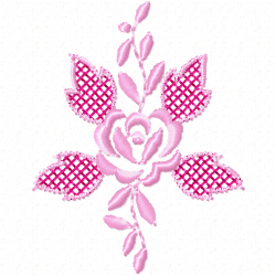 Flowers And Tree Embroidery Design 10